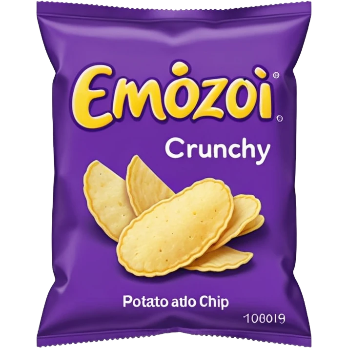 purple pacaged chip emoji