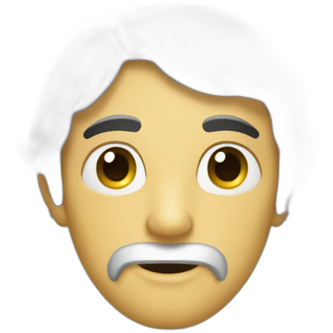 Melanchon pas content emoji