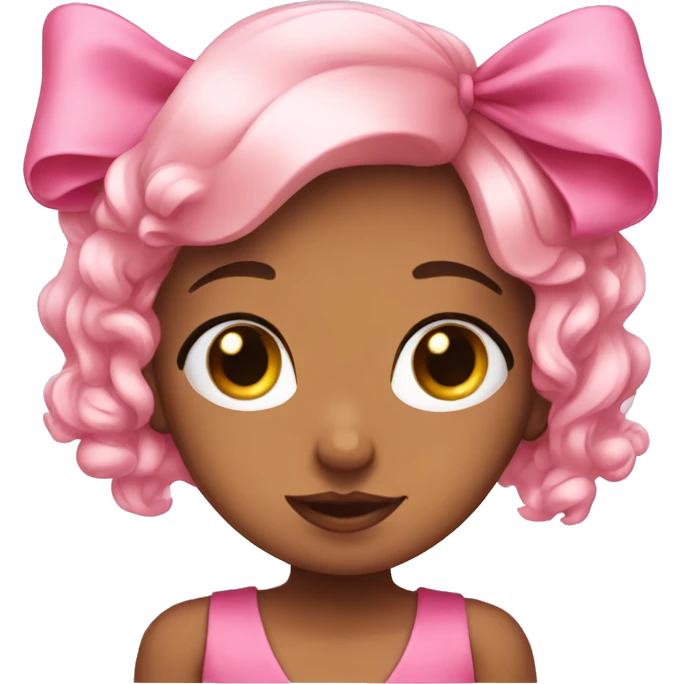 babe pink bow emoji