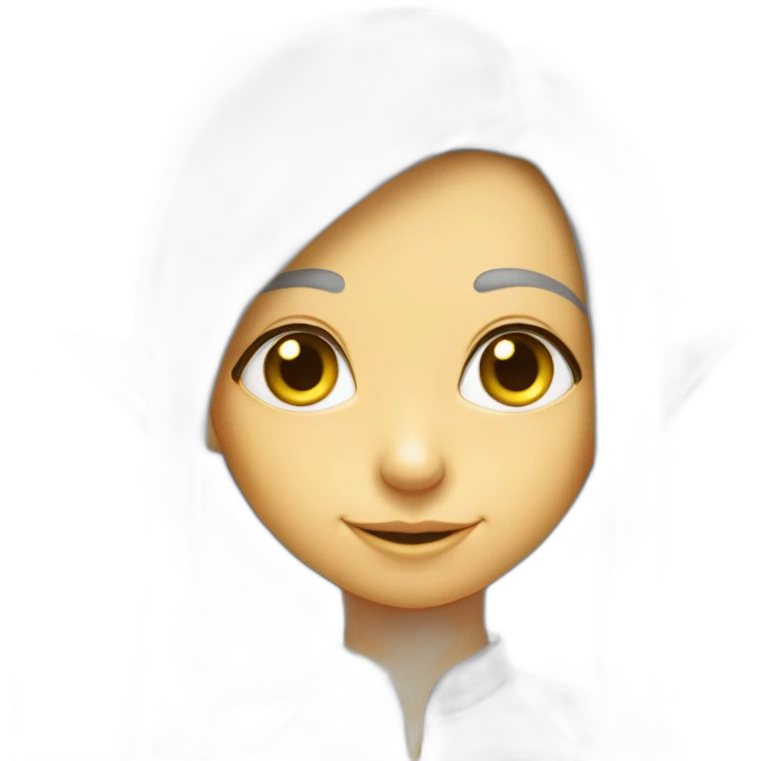 shy-silver-young-yellow-eyed-elf-girl emoji