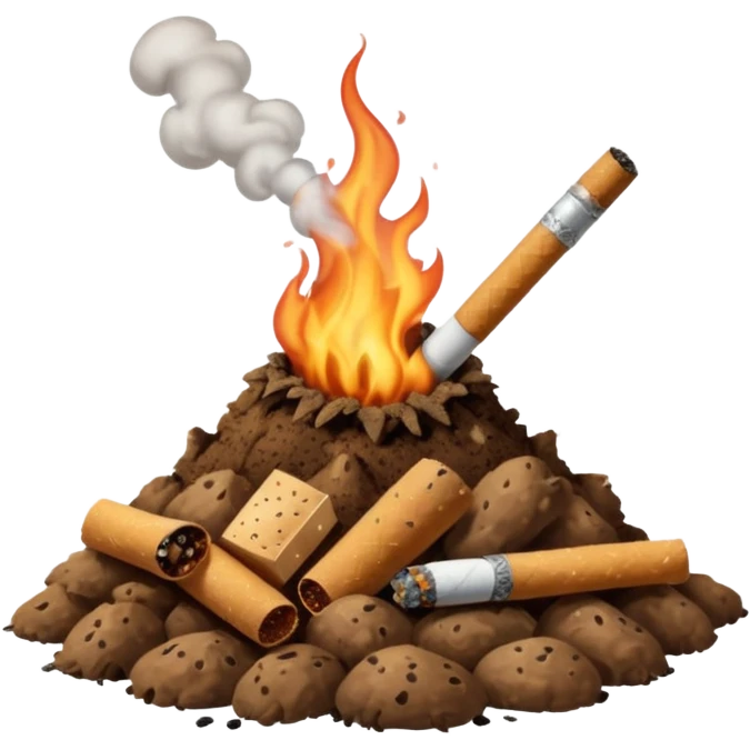 گوه و سیگار emoji