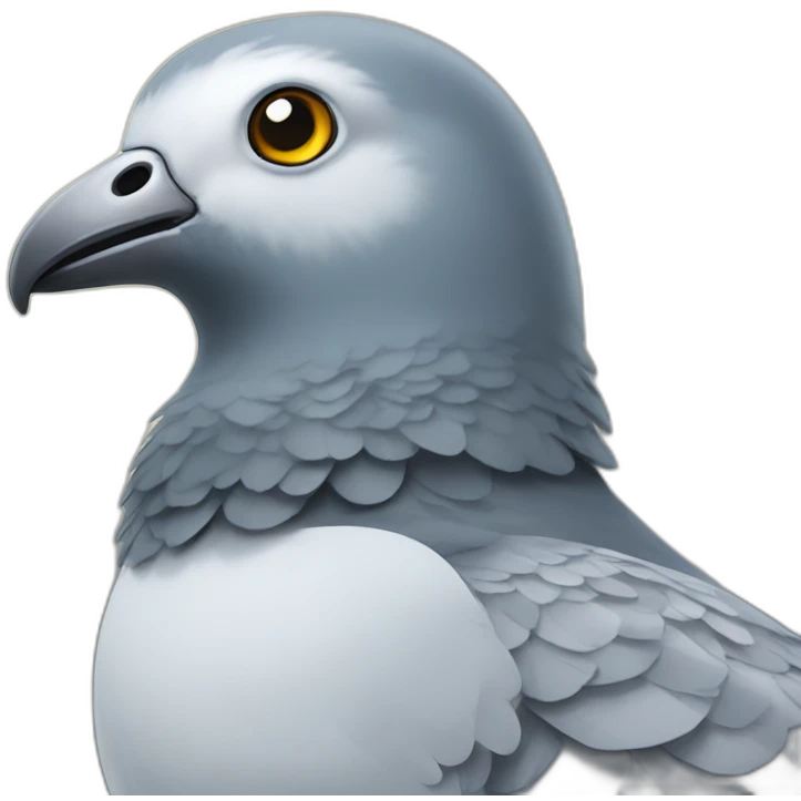 robot pigeon emoji