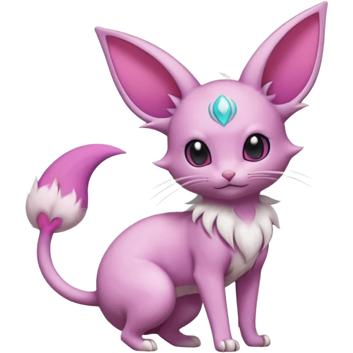 Espeon-Mew-Minccino-Delcatty-Pachirisu-fusion emoji