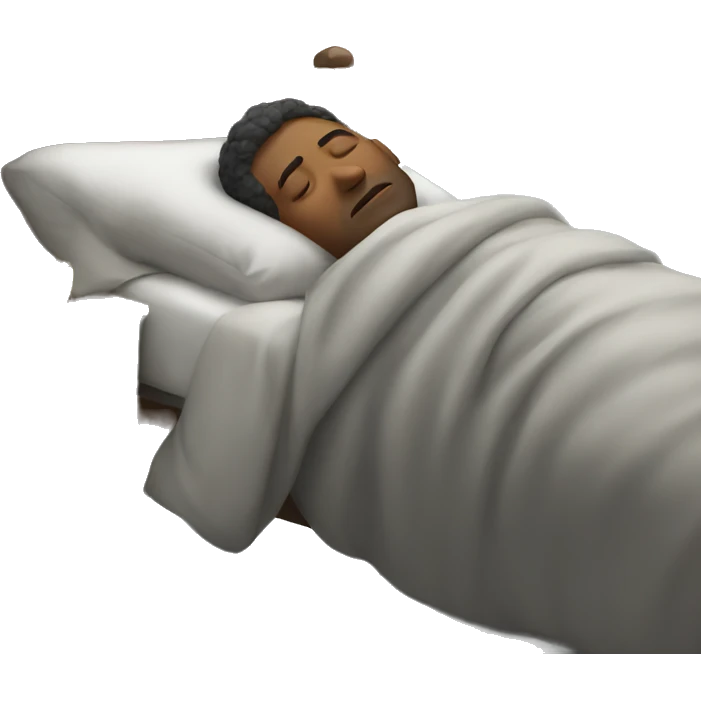 Man sleeping emoji