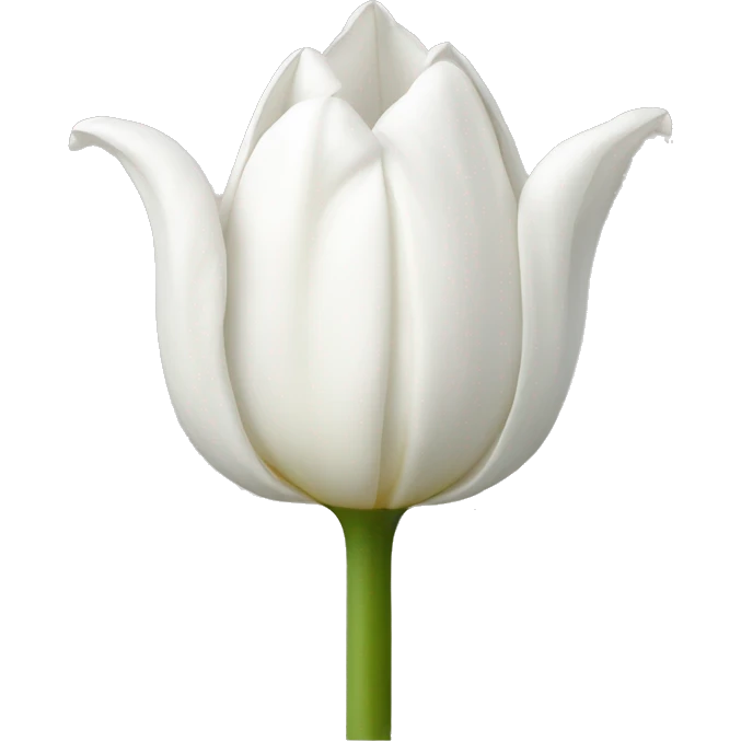 White tulip emoji