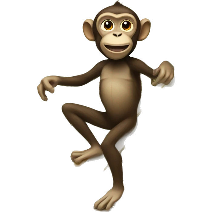 a monkey on a surfboard emoji