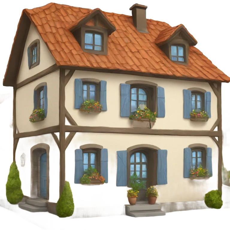 European house emoji
