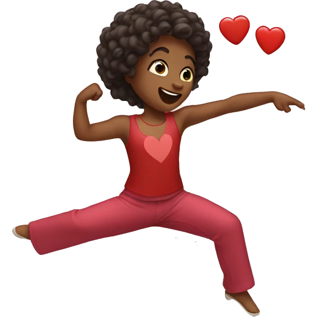 Dancing heart emoji