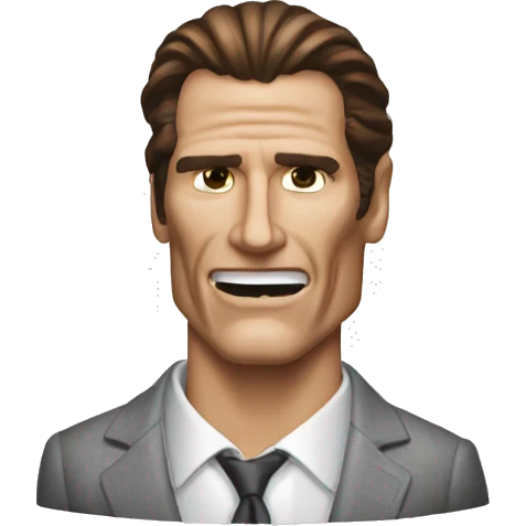 Patrick bateman impressive very nice emoji