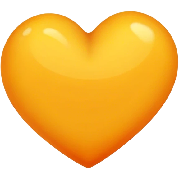 Orangish yellow heart  emoji