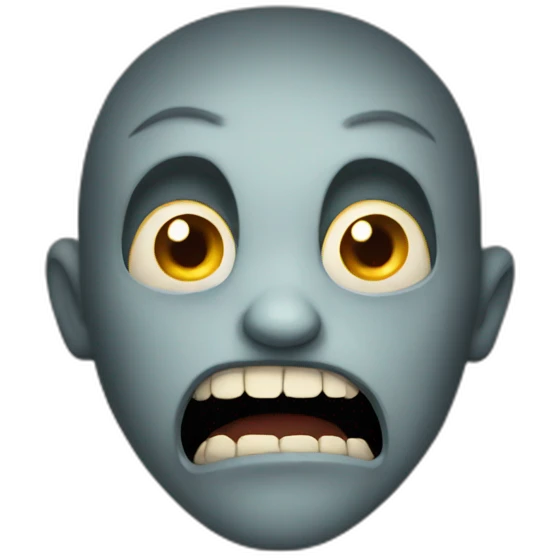 Scary emoji