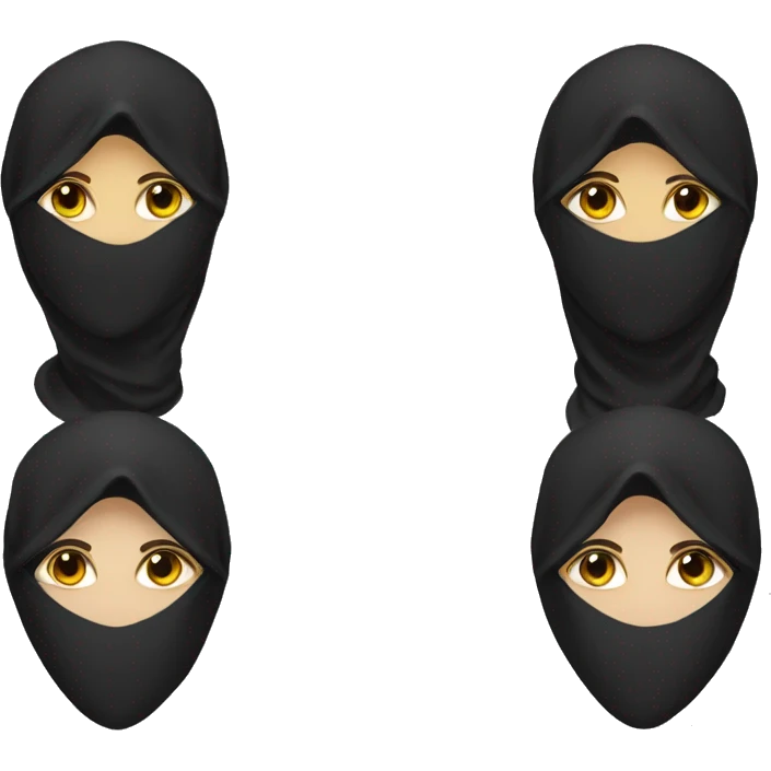 Women niqab emoji