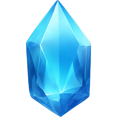 blue crystal  emoji