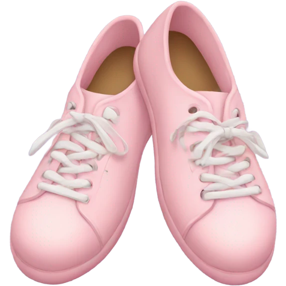 pastel pink shoes  emoji