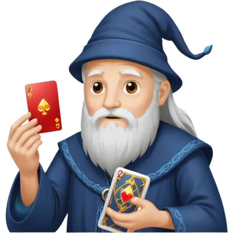 Old seer – Long beard, magic card





















 emoji