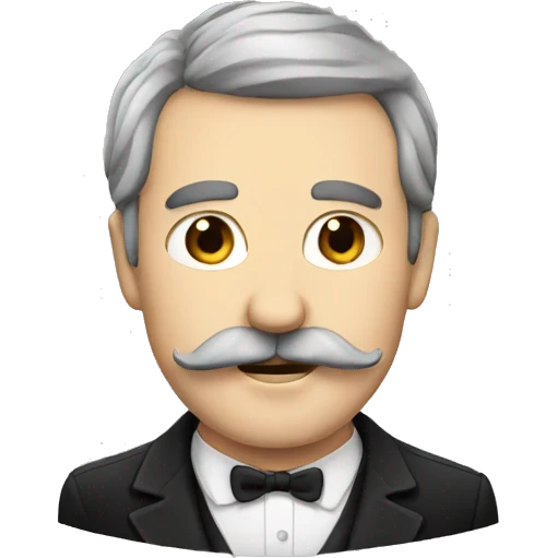 British Man Moustache emoji