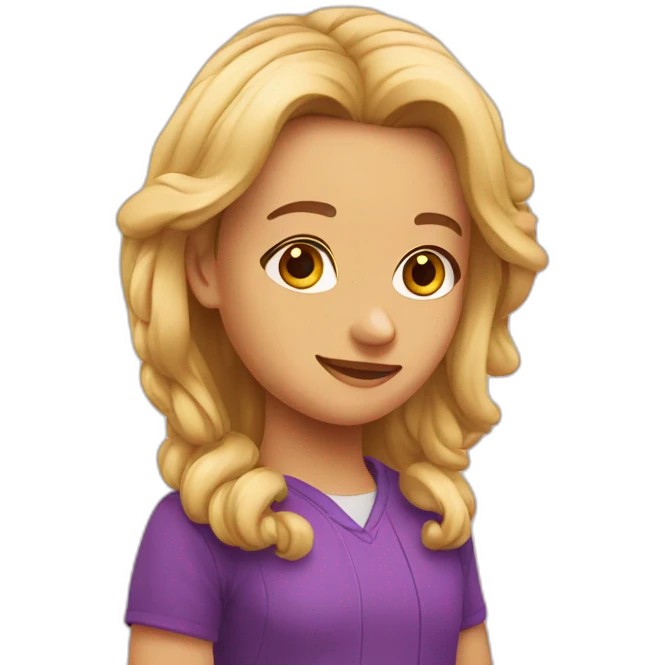 Fioletowe emoji