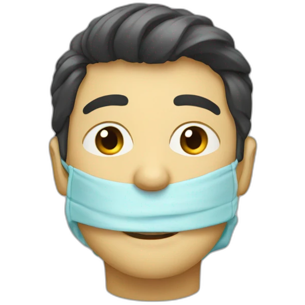 Bouche sans dent emoji