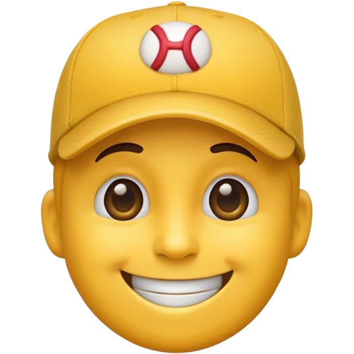 😁🧢Şapkalı gülen yüzlü emoji emoji