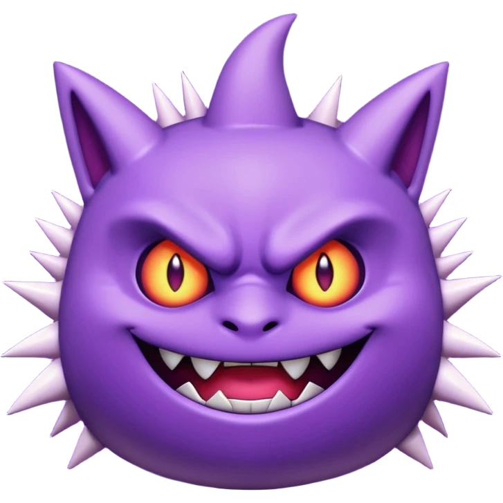 Gengar sharp eyes emoji