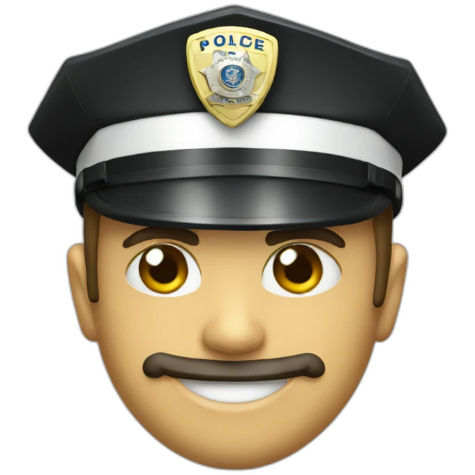 police badge emoji