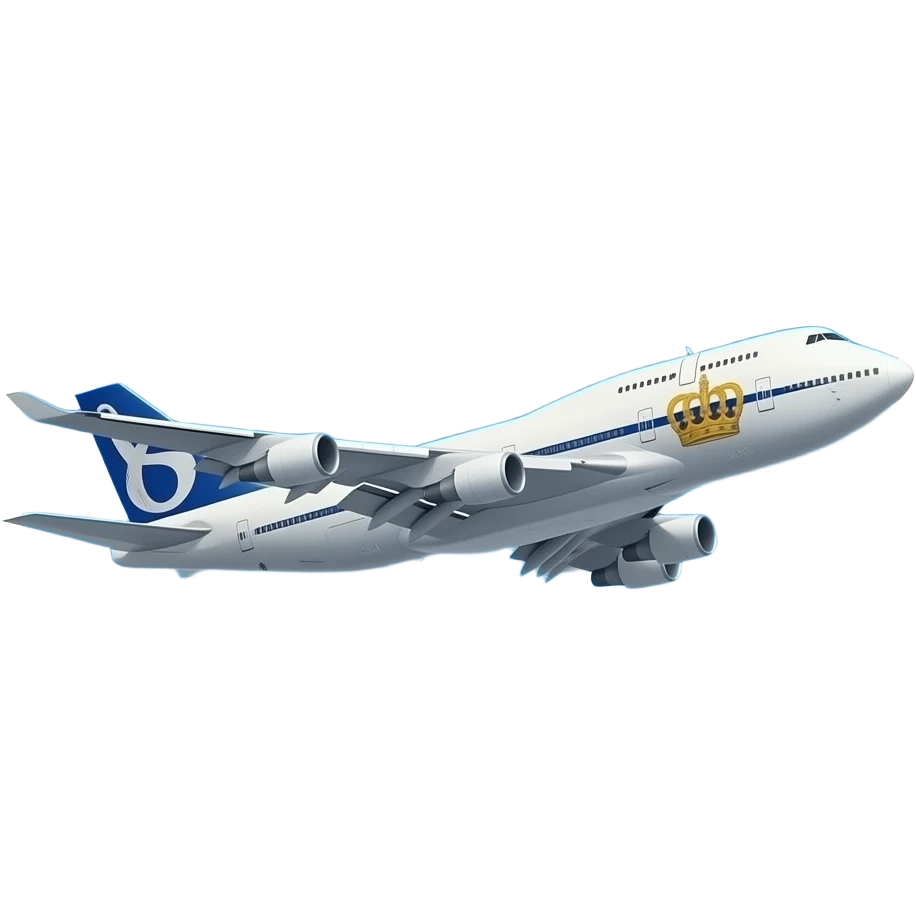 boeing 747 queen emoji