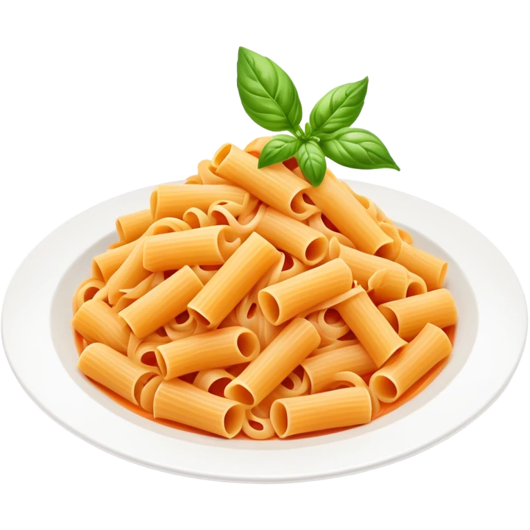 Vodka pasta with basil Michelin star emoji