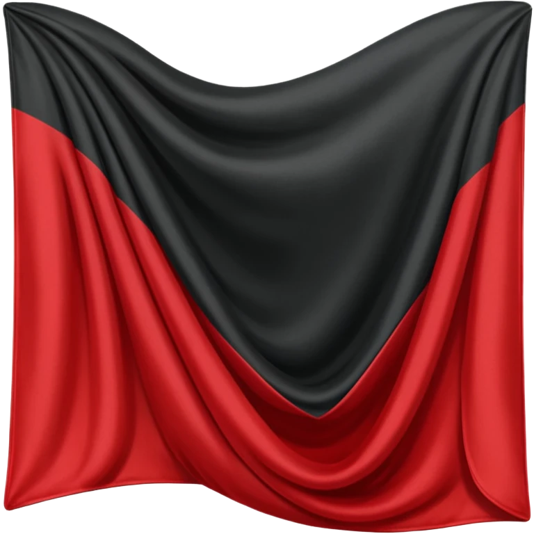Schwarz weiß rote Fahne  emoji