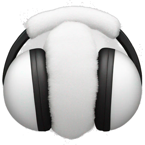 white earmuffs  emoji