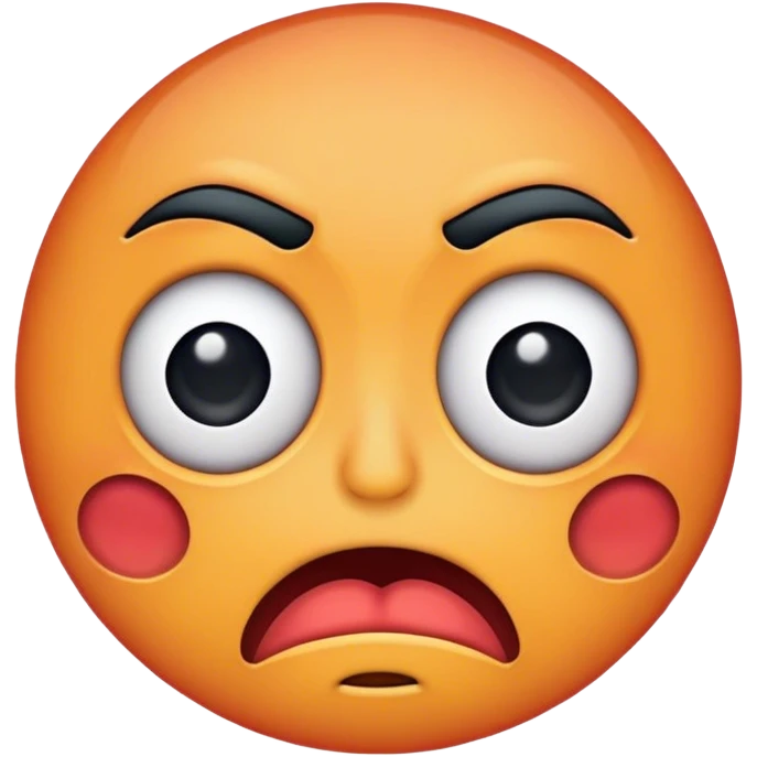 disgusted face emoji