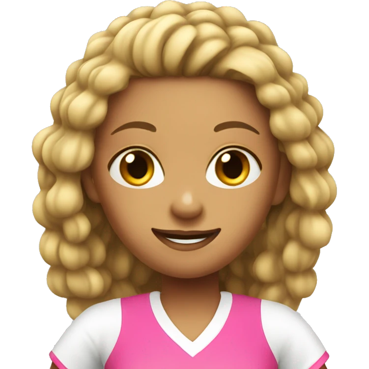 Tennis girly emoji