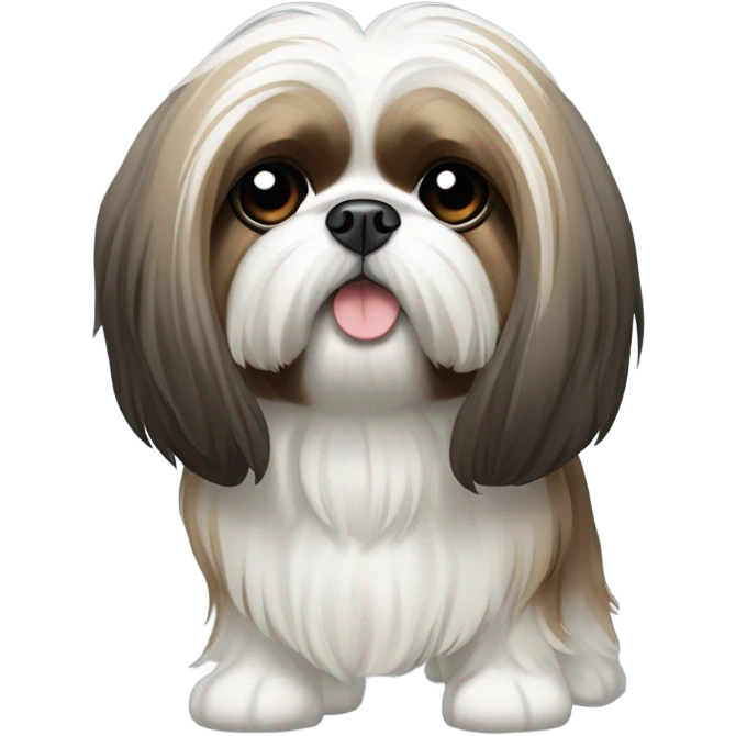 Dog shih tuu emoji