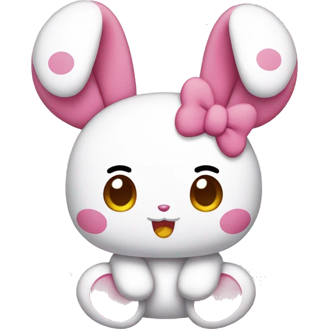 my melody happy emoji