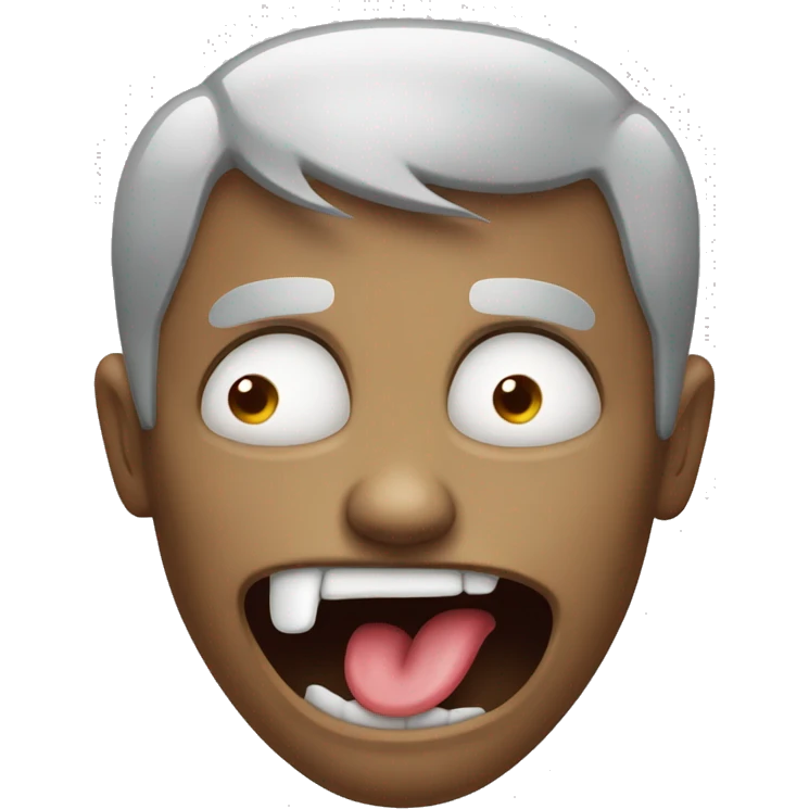 evil with tounge out emoji