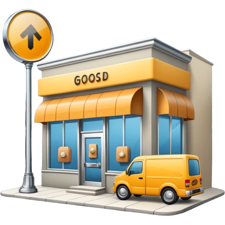 goods delivery point boutique emoji