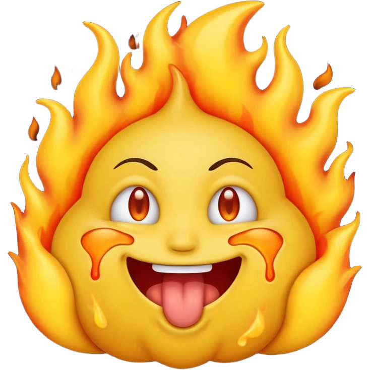 emoji face with burning eyes and vomiting emoji