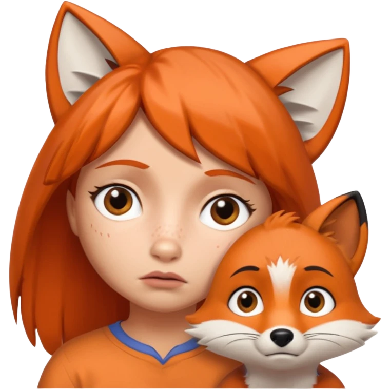 Make Dora and Swiper the fox crying emoji