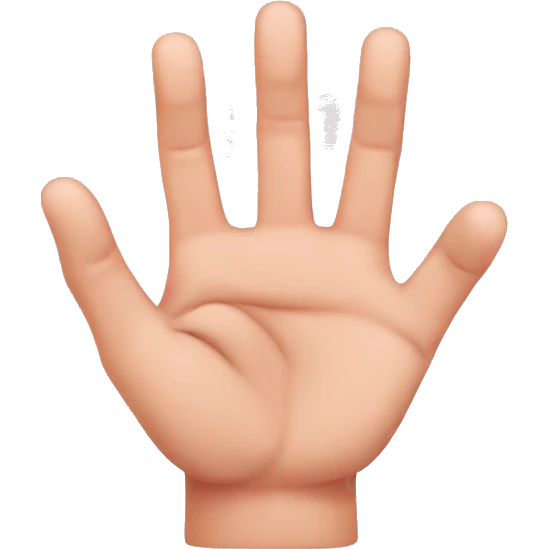 pinky fingers interlocked with palms facing viewer emoji