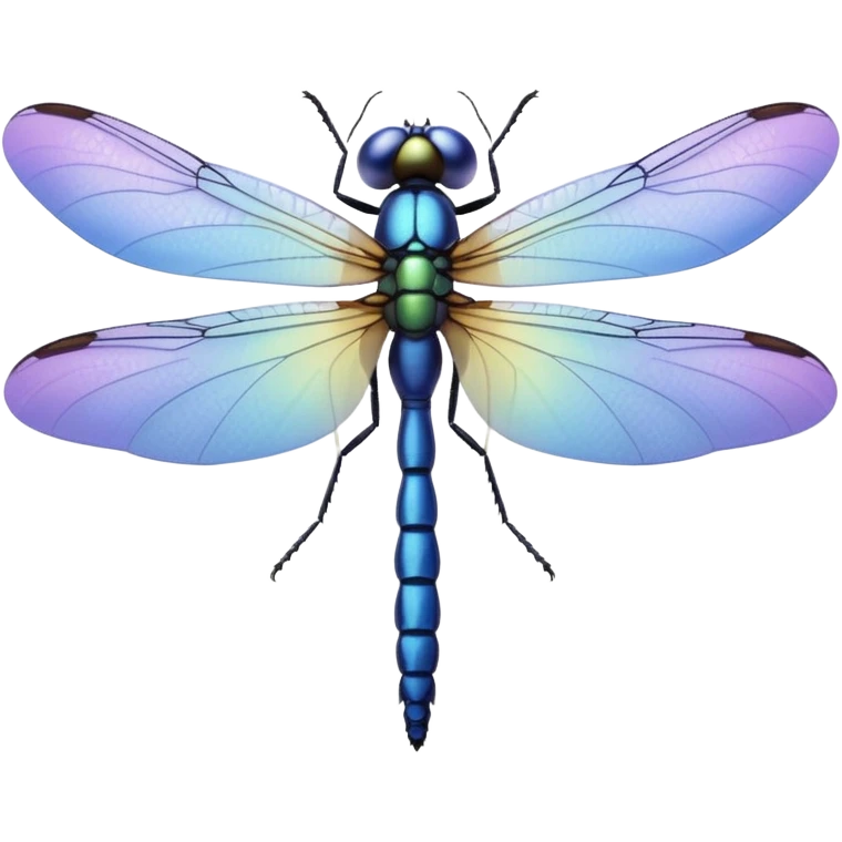 Periwinkle Dragonglfly emoji emoji