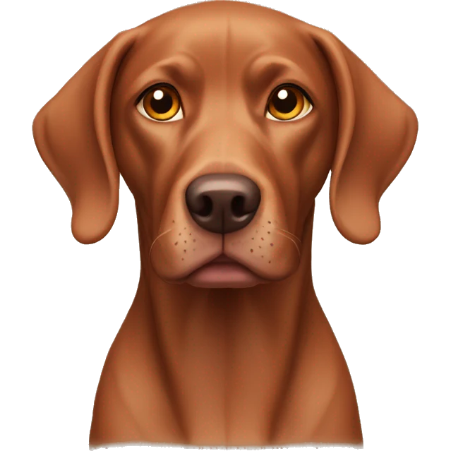 Viszla dog emoji