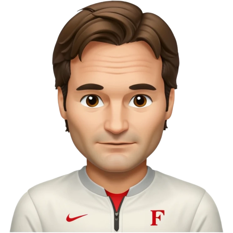 ROGER FEDERER WINKING EYE emoji