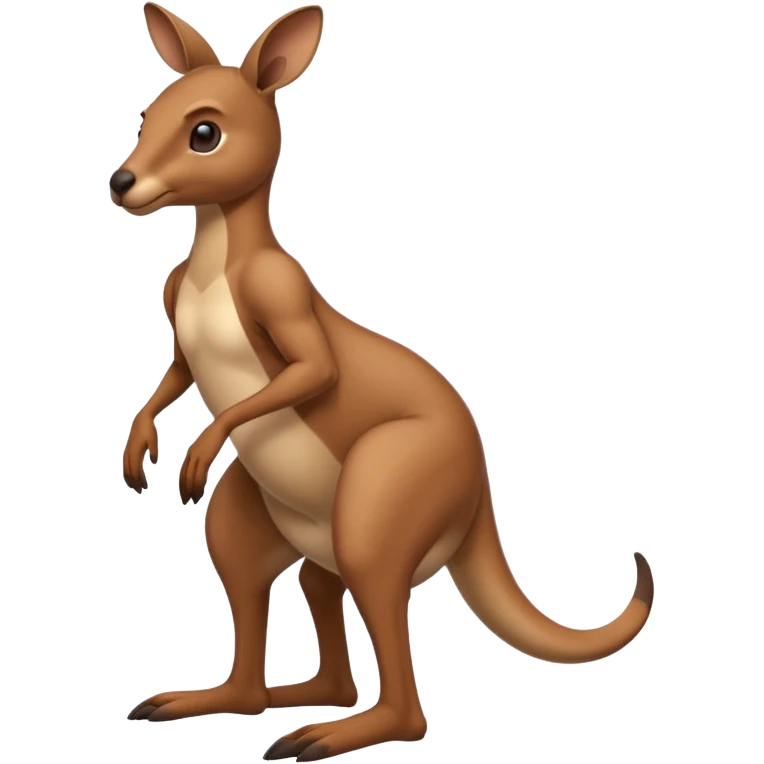 Kangourou qui saute emoji