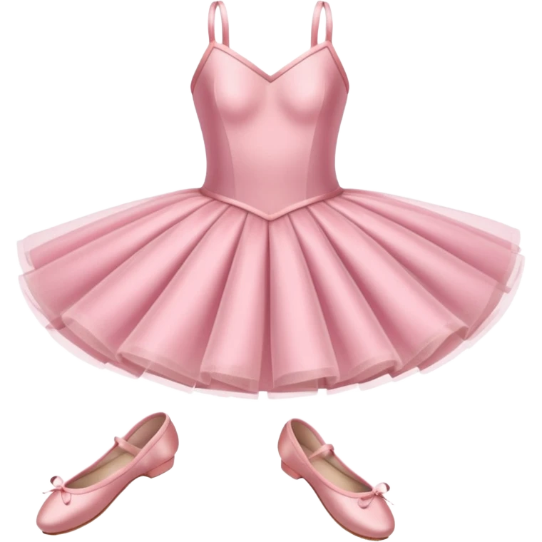 ballet shoes and dress emoji
