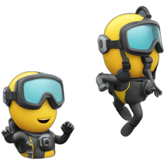 Diver with ok emoji