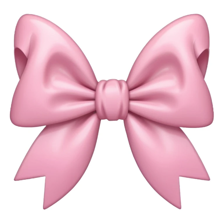 sakura bow with pastel colors emoji