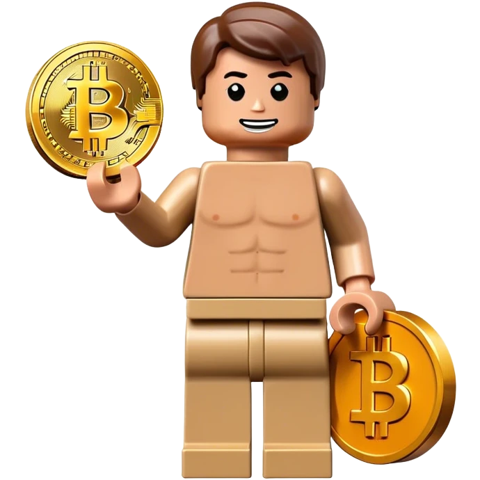 lego homme bitcoin emoji
