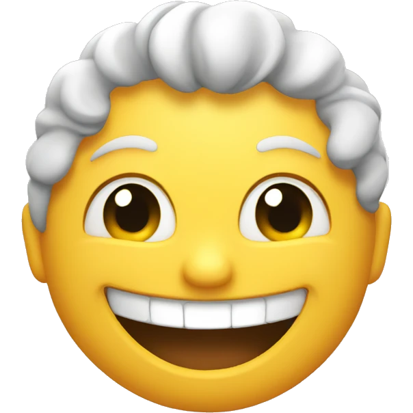 Laughing face emoji