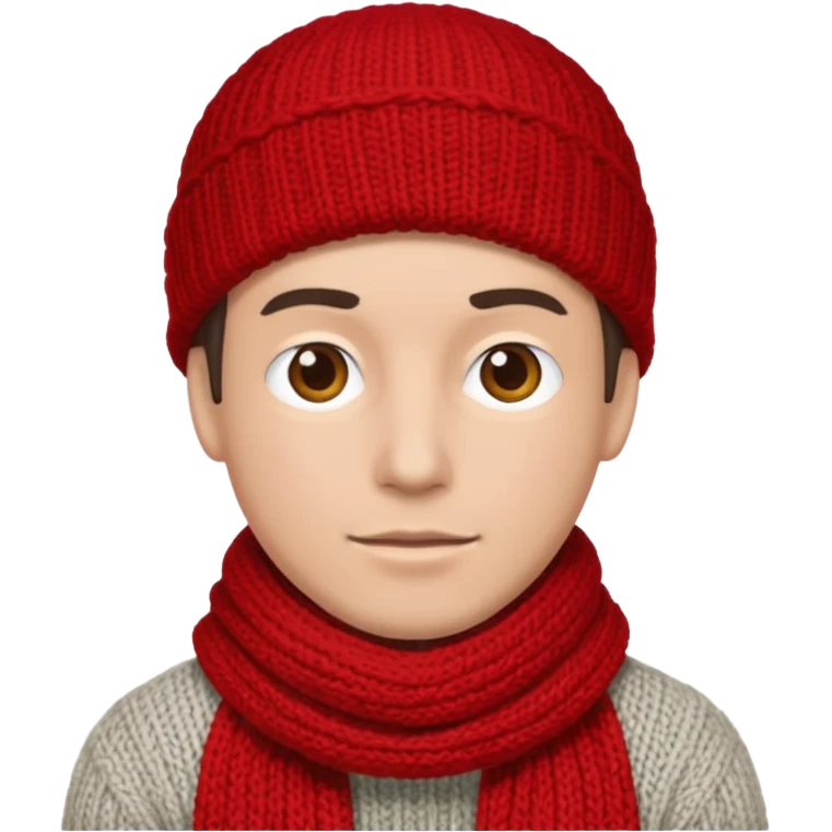 Man with red scarf emoji