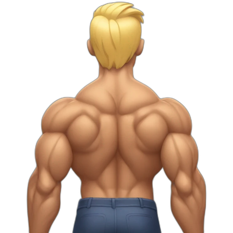 muscle back emoji