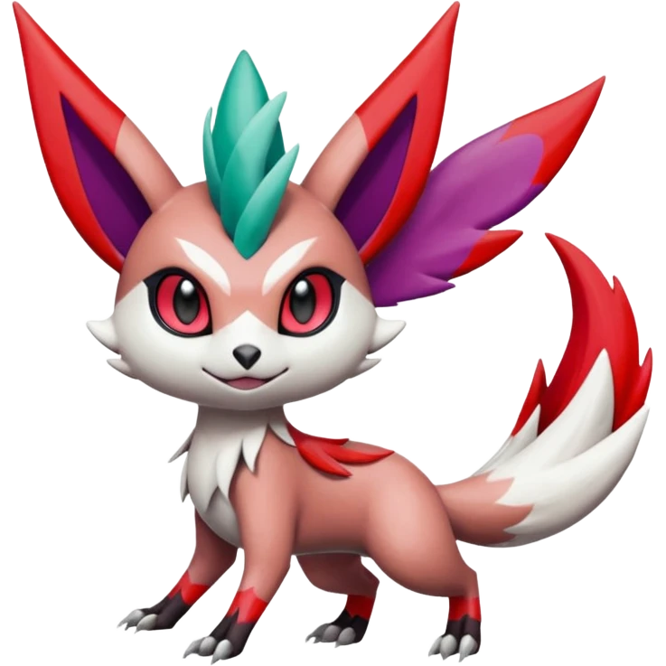 Meloetta-Noivern-Zangoose-Pokémon-Fakémon-creature emoji